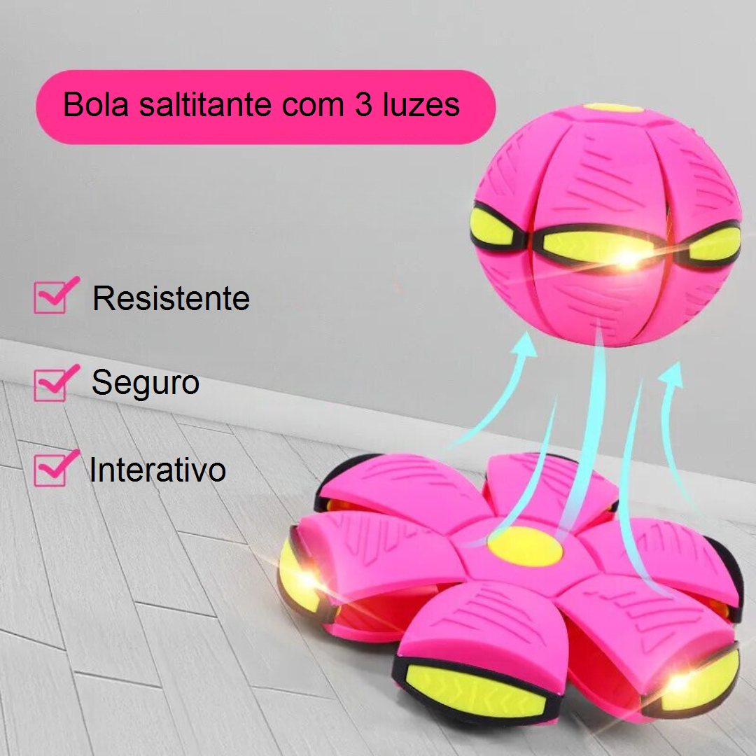 Bola Mágica Interativa com Luzes para Pets – Diversão Sem Fim | ForPatas