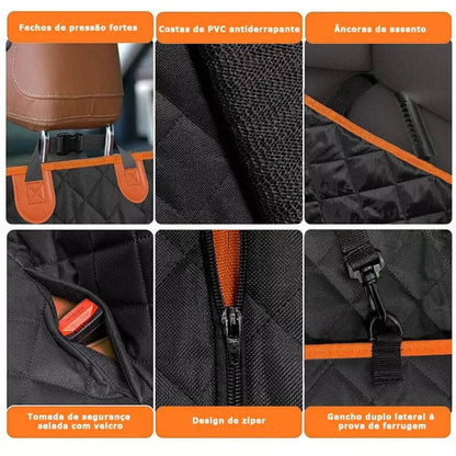 Capa Banco Traseiro Pet Premium – Proteção Total ForPatas